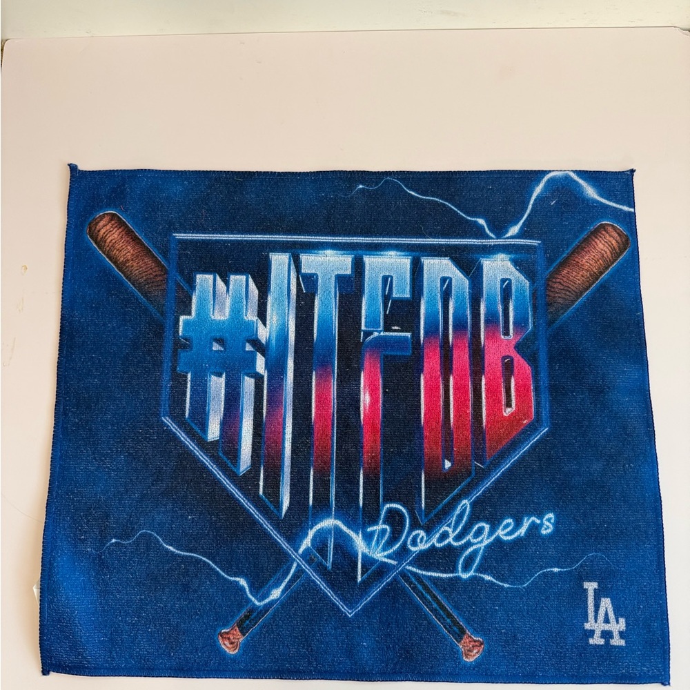 WORLD SERIES game 5 Dodgers Blue rally Towel